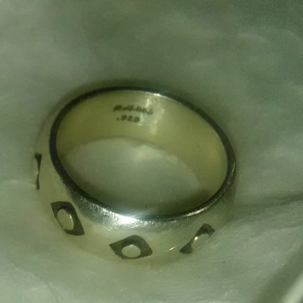 VTG Lisa Jenks sterling silver ring